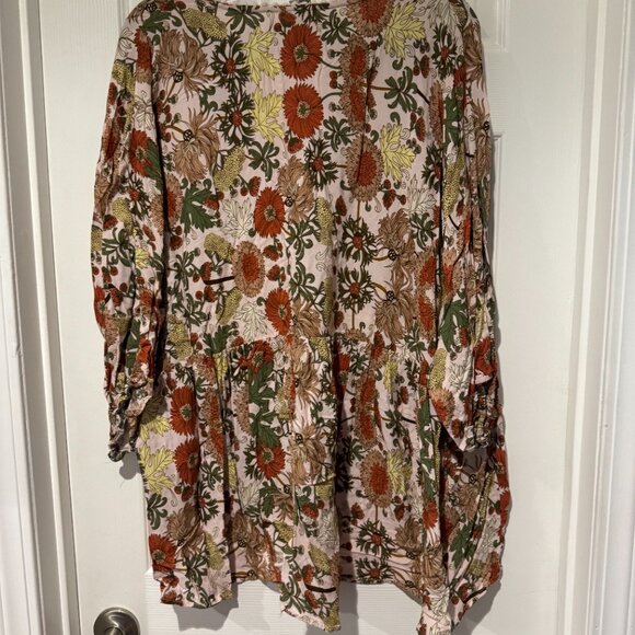 EUC JAASE CHLOE TUNIC SIZE XL CAN FIT 2XL/3XL PEASANT STYLE EMPIRE WAIST - Picture 4 of 4